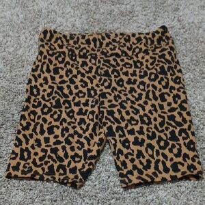 Leopard Print Shorts
